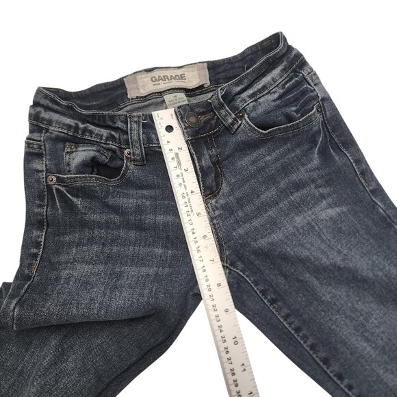 Garage Women's Bootcut Stretch Jeans Size 26 Blue Mid Rise 98% Cotton - Picture 5 of 9